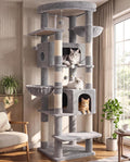 Globlazer Torre de árbol de gato resistente de 74 pulgadas para gatos de