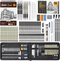 Nicpro Kit de 180 suministros de dibujo artístico, suministros de arte