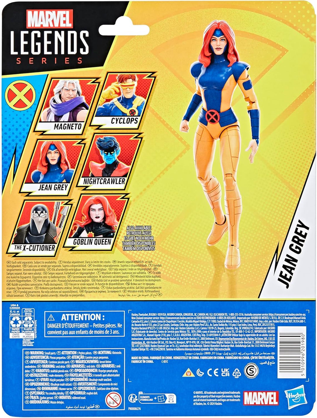 Marvel Legends Series Jean Grey, X-Men '97 Figura de acción col...