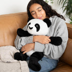 HUGIMALS Bowie The Panda - Peluche sensorial pesado y cómodo lindo de 20 pulgadas, 4.5 libras, grande, sin perfume, lavable, calmante, animal de peluche para el cuidado personal para niños