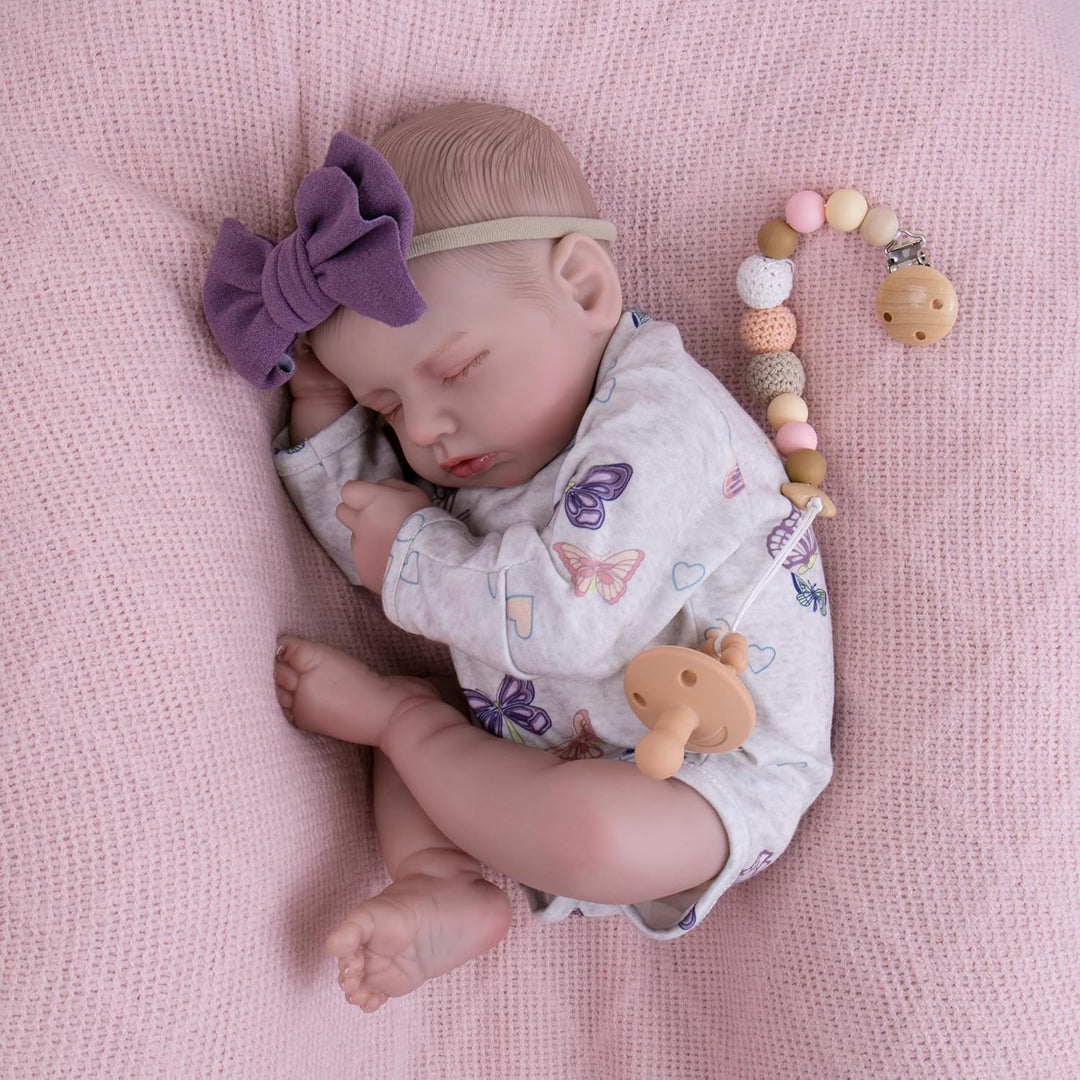 Milidool Muñecas de bebé Reborn de 20 pulgadas, lindo vinilo suave,...