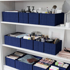 Set de Organizadores para Cajones de 12 piezas - Organizadores de Cajón en Navy para Guardia, Dormitorio y Closet