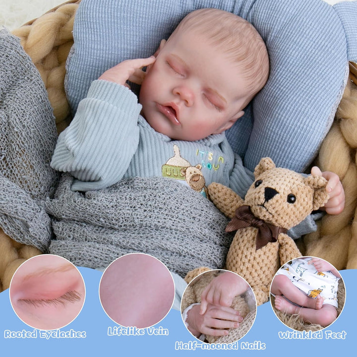 Milidool Muñecas de bebé recién nacido realistas - Muñecas de bebé...