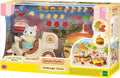 Sylvanian Families - Soporte para hamburguesas - Juego de 20 accesorios y 1 figura - Sumérgete en el mundo imaginario de la familia Sylvanian - Casas de muñecas y juguetes para niños de 3 años en