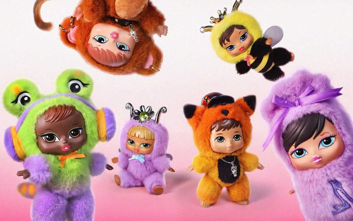 Bratz Bratziez Iconz Bestiez - Caja ciega de felpa con clip y accesorio, personajes coleccionables