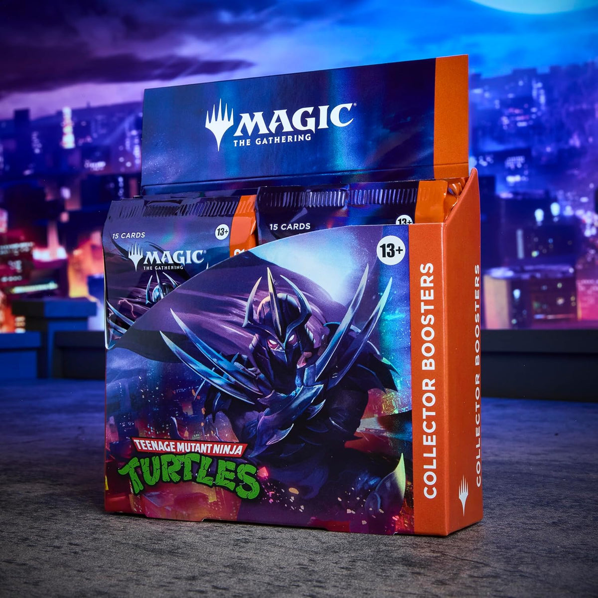 Magic: The Gathering Teenage Mutant Ninja Turtles - Caja de refuerzo de coleccionista | 12 paquetes | Juego de cartas coleccionables