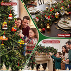 Calendario de Adviento de Navidad 2026, 24 mini adornos de construcción