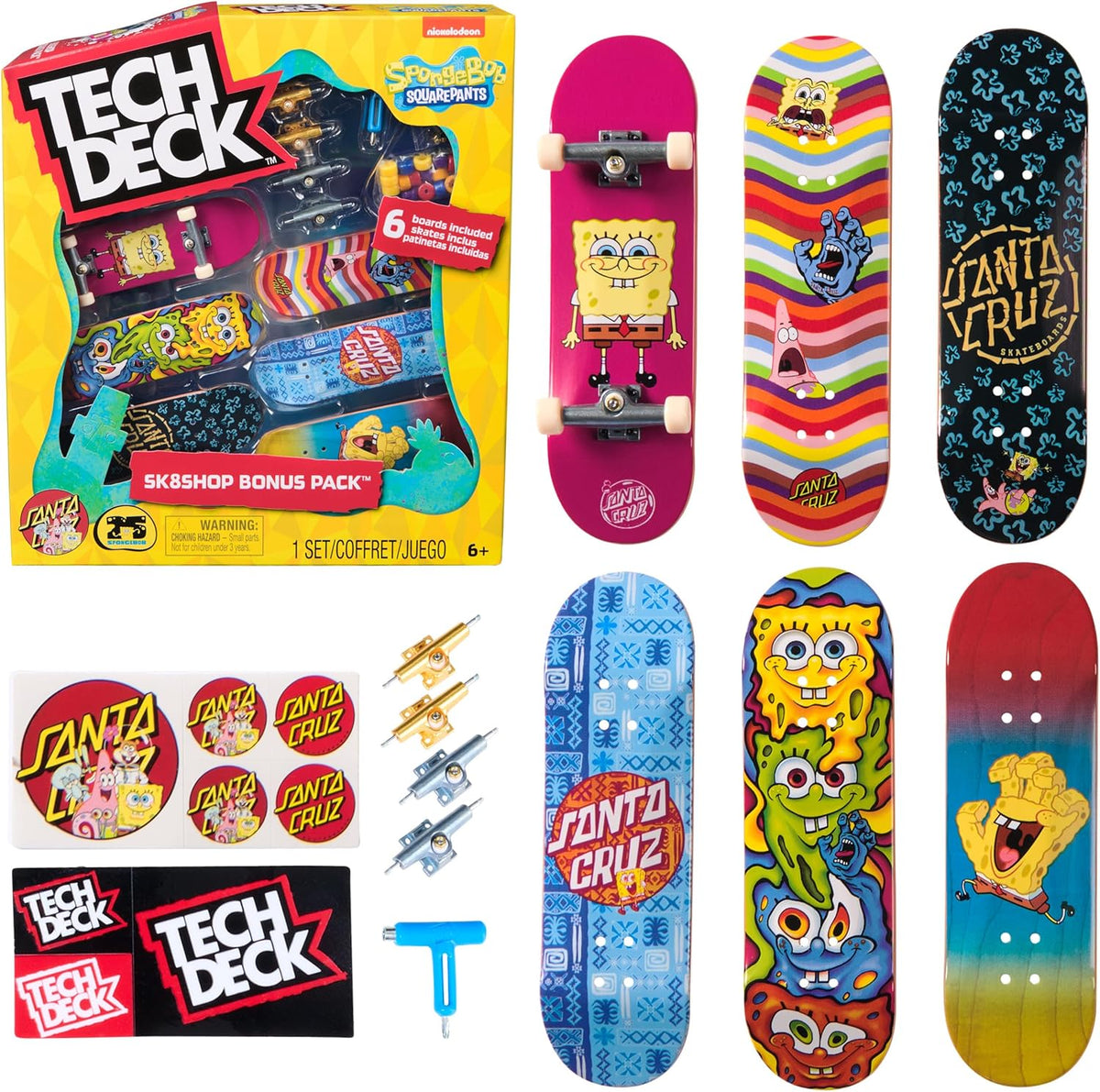 TECH DECK Spongebob Sk8shop - Paquete de bonificación de