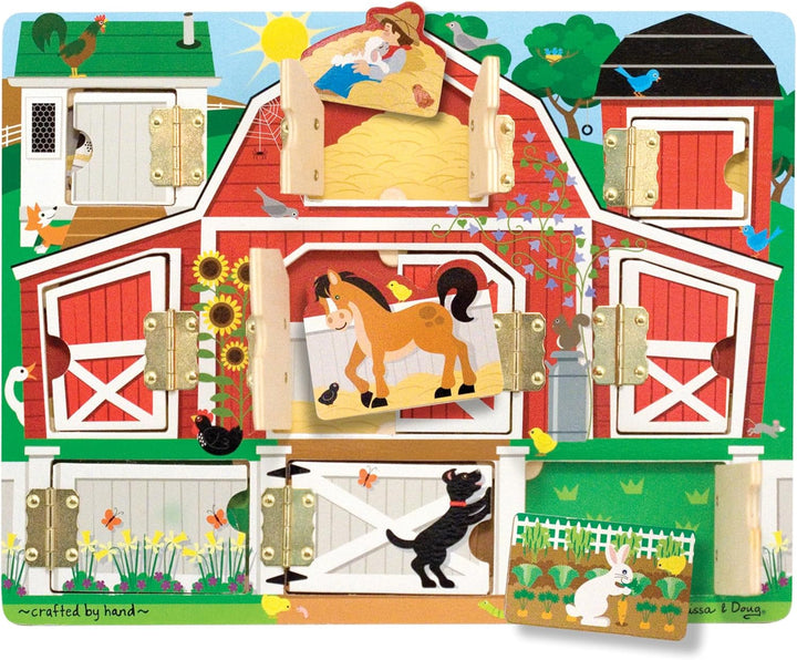 Melissa &amp; Doug\u2013Granja magnética, juego de escondidas, Mult...