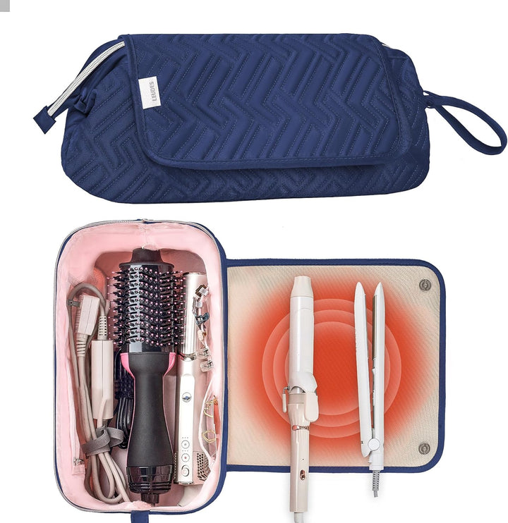 Leudes Bolsa de Viaje para Herramientas de Cabello para Mujeres Res...