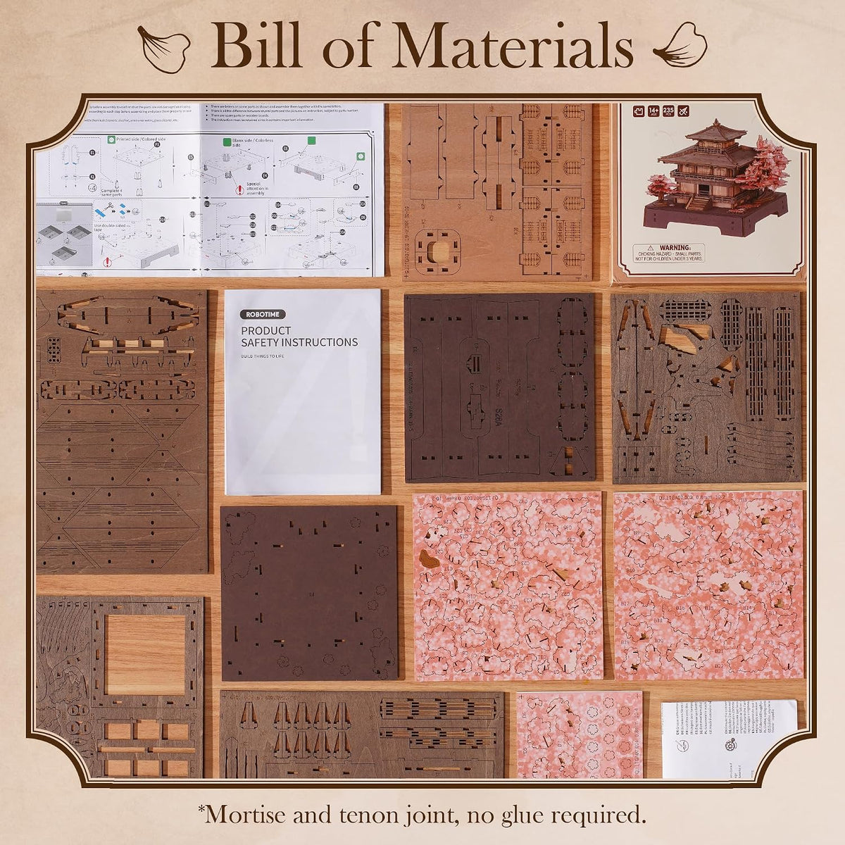 Rolife Rompecabezas de madera 3D Kit de construcción de casas en miniatura