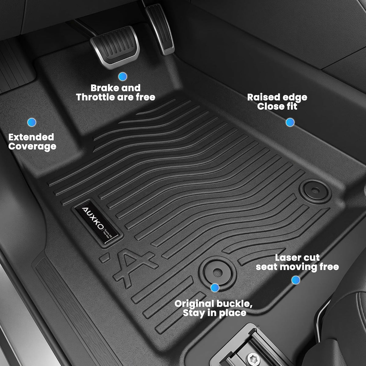 AUXKO Alfombrillas para todo tipo de clima para Jeep Grand Cherokee 2022