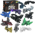 Cybermaker Juego de 12 Piezas de Dragón Impreso en 3D