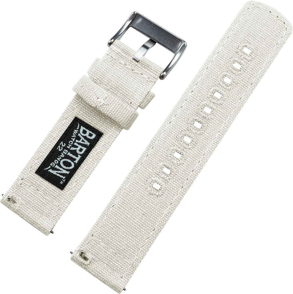 BARTON Correas de reloj con sistema de liberación rápida de Canvas