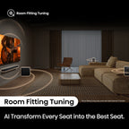 Hisense AX5140Q - Barra de sonido de cine en casa de 5.1.4 canales con subwoofer inalámbrico y altavoces envolventes traseros, altavoces de encendido ascendente, Dolby Atmos, DTS:X, Bluetooth 5.3, HDMI eARC, control de aplicación y control remoto, 7 modos
