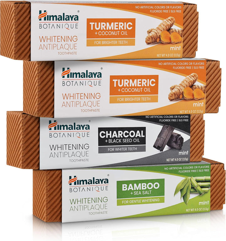 Himalaya Botanique Pasta de Dientes Blanqueadora Antiplaca, Paquete...
