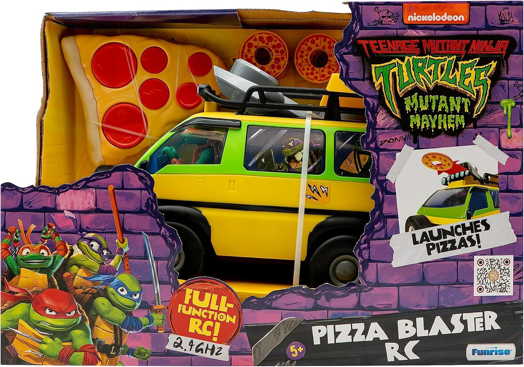 Teenage Mutant Ninja Turtles Juguete de Pizza Blaster RC Vehículo c...
