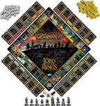 Juego de mesa Hasbro Gaming Monopoly: The Lord of The Rings Edition inspirado en la trilogía de la película, juega como miembro de The Fellowship, a partir de 8 años (exclusivo de Amazon)