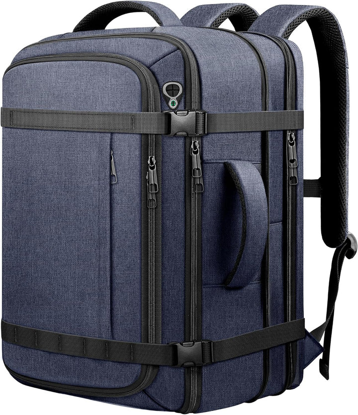 HULVION Mochila de viaje, mochila de mano expandible resistente al...
