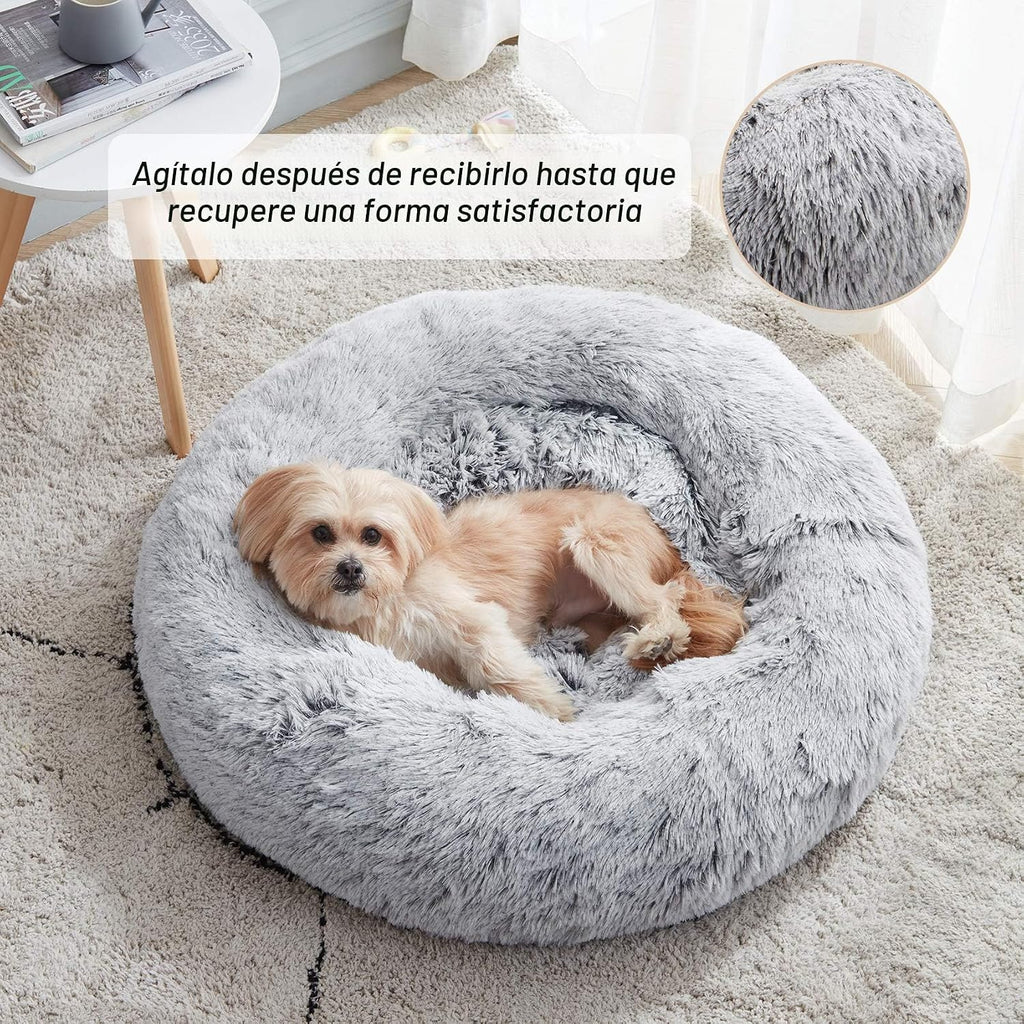 Western Home Donut Calmante - Cama lavable para perros pequeños y medianos