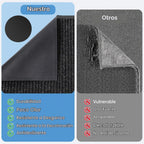 Tapete para puerta delantera, resistente e impermeable, tapete