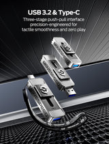 MOVE SPEED Unidades de estado sólido de 512 GB con puertos dobles y...