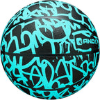 AND1 Fantom Classic Graffiti - Balón de baloncesto de goma, tamaño 28.5