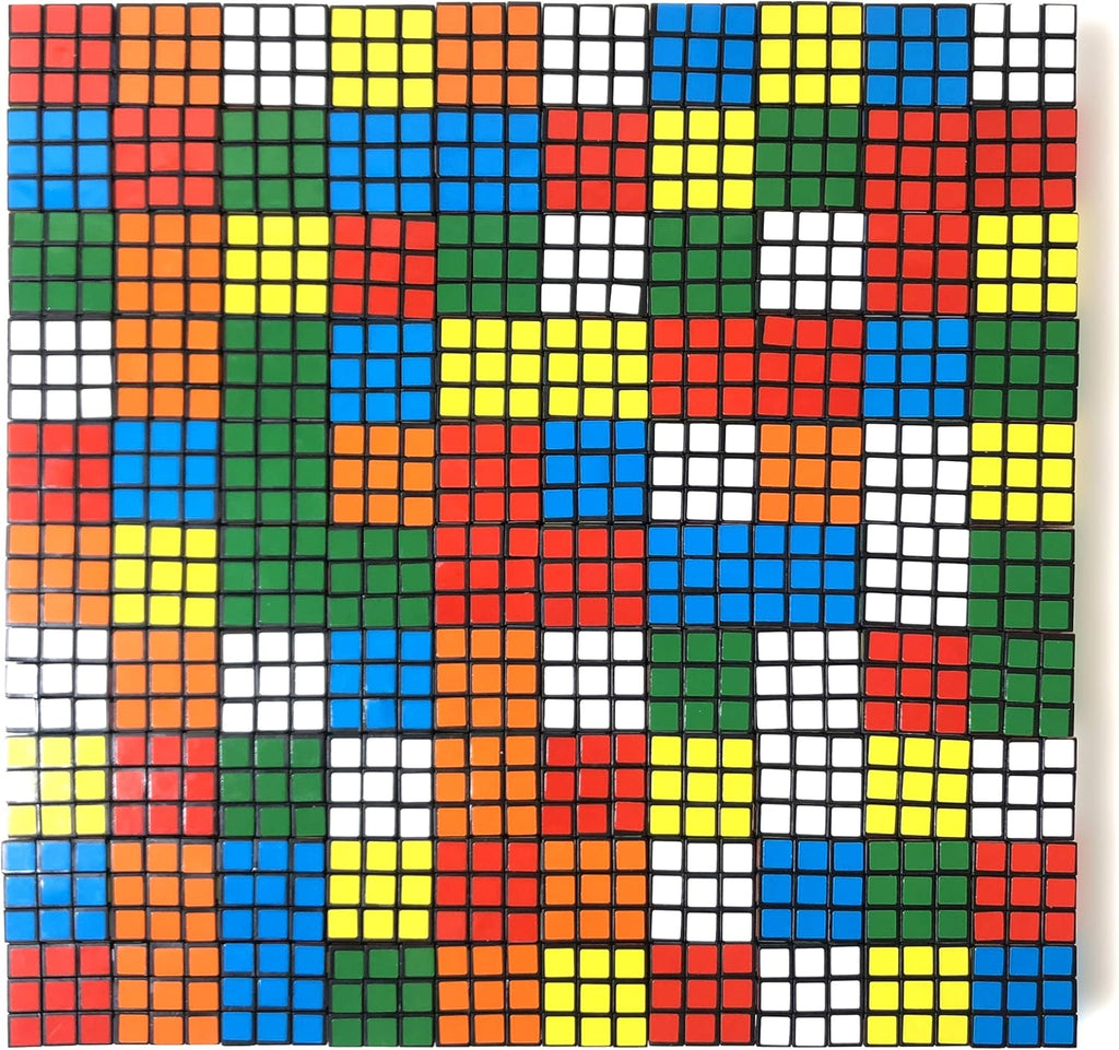 Paquete de 100 mini cubos mágicos, rompecabezas giratorios, juguetes, 3 x 3 cubo mágico de mosaico, arte del cerebro, recuerdos, regalos, suministros de fiesta para niños y niñas