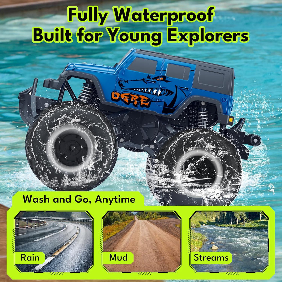 Threeking 1:16 Impermeable Monster Truck SUV Juguetes RC Cars Contr...