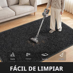 Tapete para puerta delantera, resistente e impermeable, tapete