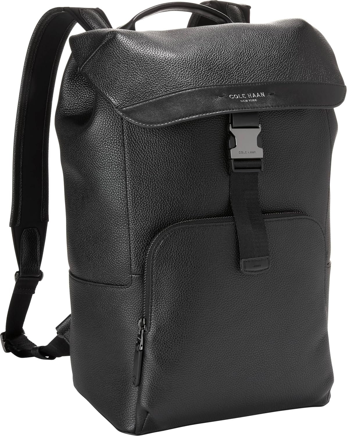 Cole Haan Mochila Hombre - Mochila Damon Flap, Negro