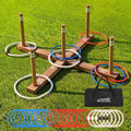 Peradix Juego de lanzamiento de anillos con 26 anillos y bolsa de