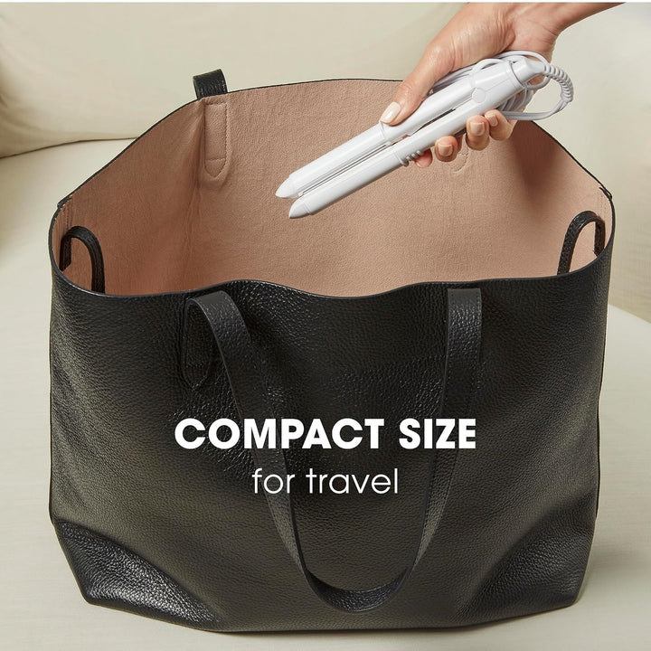 Conair Travel Smart - Plancha de viaje portátil, plancha de cerámic...