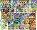 Pokemon: Paquete de 100 cartas surtidas – con láminas y 5 variedades ultra raras (V, GX, EX) – Caja oficial de cartas coleccionables de Pokémon incluida