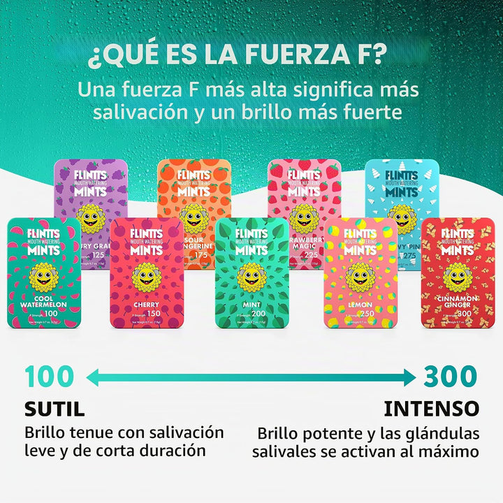 Flintts Mints Lemon Stash - Mentas sin azúcar que hacen agua la boc...