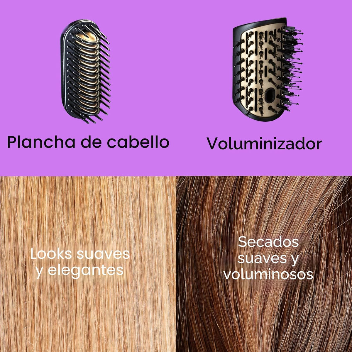 Infiniti PRO CONAIR - Varita de secado de cabello 5 en 1, alisadora...
