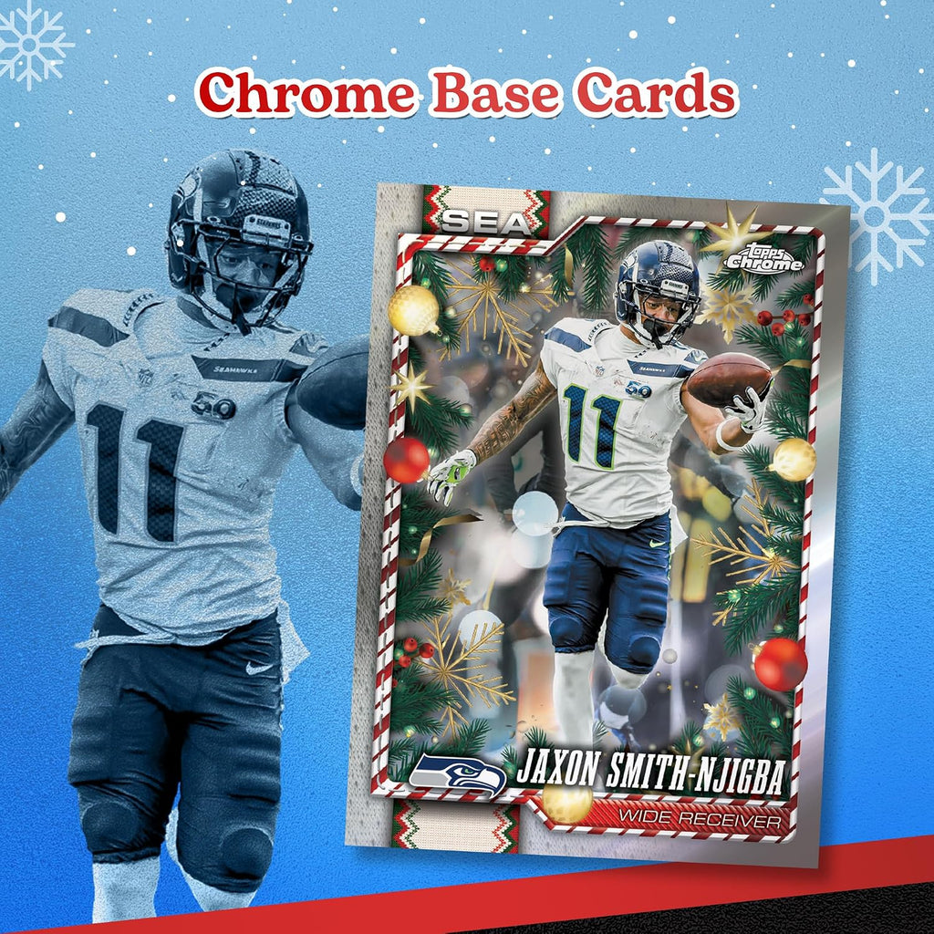 Topps Holiday Football 2026 - Sellado de fábrica - Mega Box