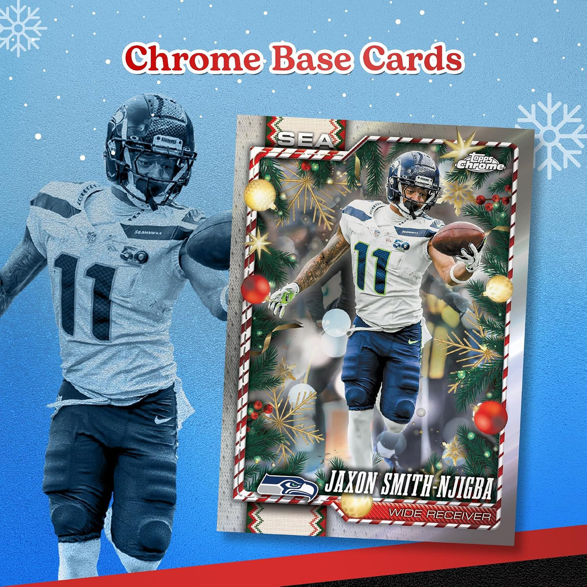 Topps Holiday Football 2026 - Sellado de fábrica - Mega Box