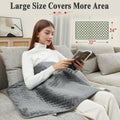Almohadilla térmica extra grande de 32 x 24 pulgadas para alivio de espalda y calambres, almohadillas térmicas eléctricas XL para aliviar el dolor de cuello y hombros, almohadilla térmica mejorada, 6