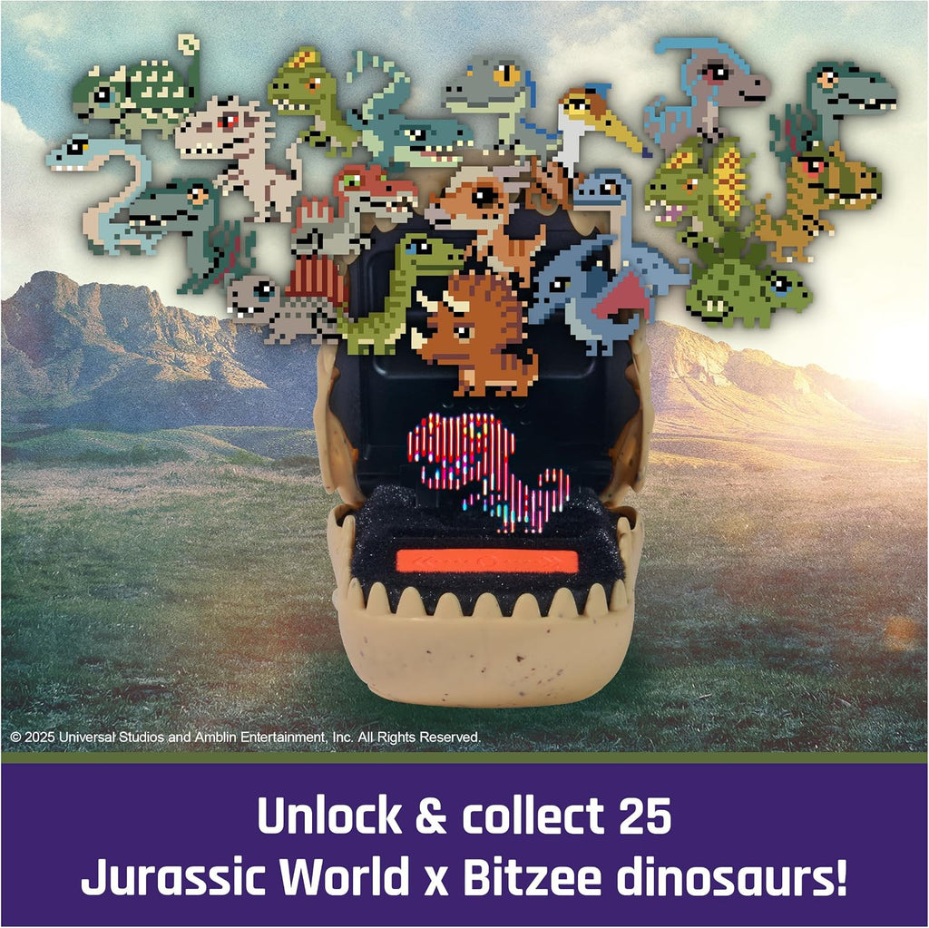 BITZEE Jurassic World - Juguete interactivo de fósiles y mascota digital, a