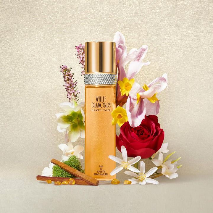 Elizabeth Taylor White Diamonds Perfume para mujer, fragancia flora...