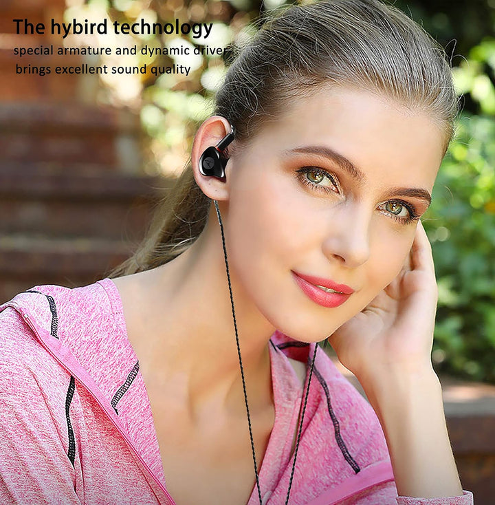 DCMEKA Auriculares de Monitor In-Ear, Auriculares Estéreo HiFi IEM,...