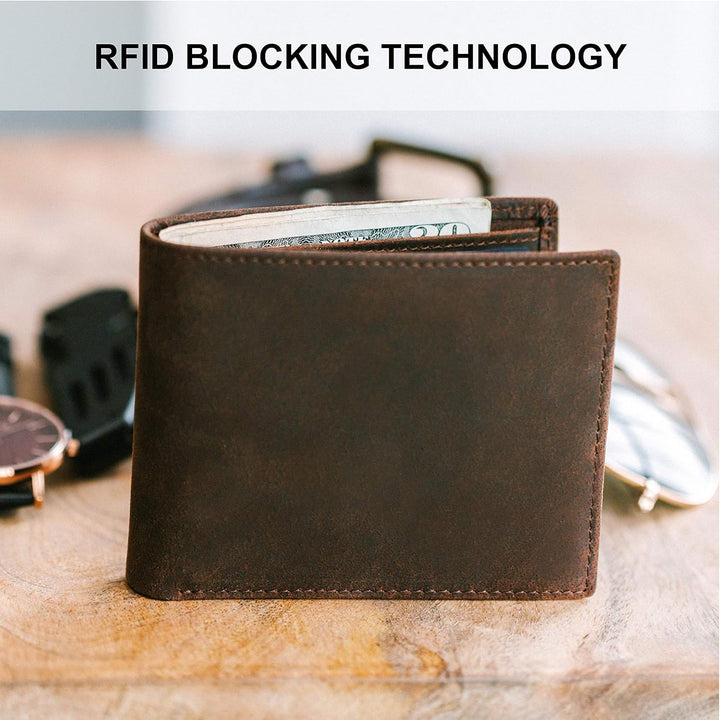 STAY FINE Carteras para hombres con bloqueo RFID | Billetera bifold...