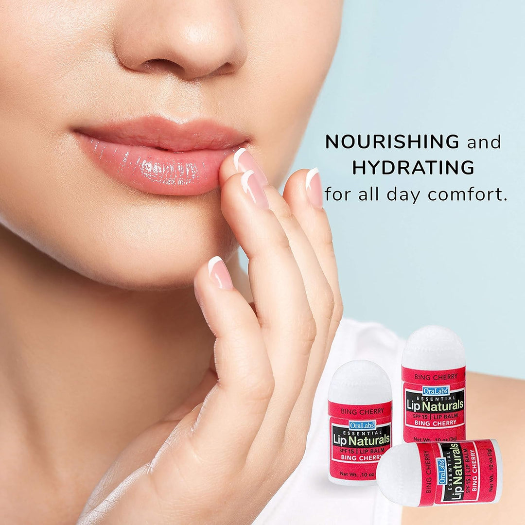 Mini bálsamos Lip Naturals®: 3 Sabores, SPF-15, 50 unidades