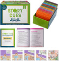 Story Cues - Tarjetas de secuenciación especializada, materiales de terapia del habla, juego de habilidades sociales, juegos de estudiantes de idioma inglés, tarjetas de narración de