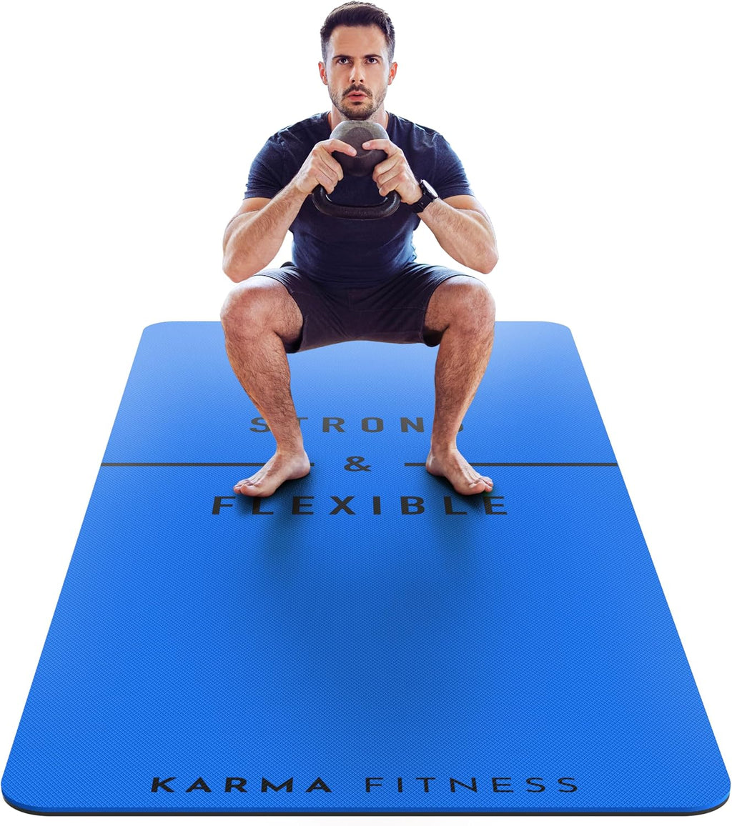 Esterilla de entrenamiento grande – Tapete de ejercicio extra grueso de