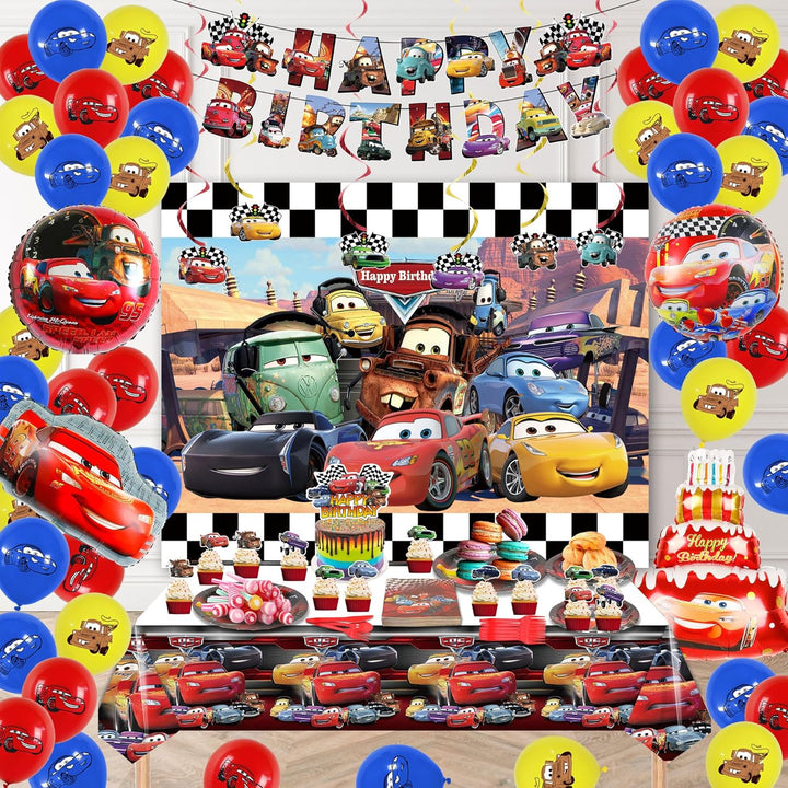 112 piezas de suministros de fiesta de cumpleaños de