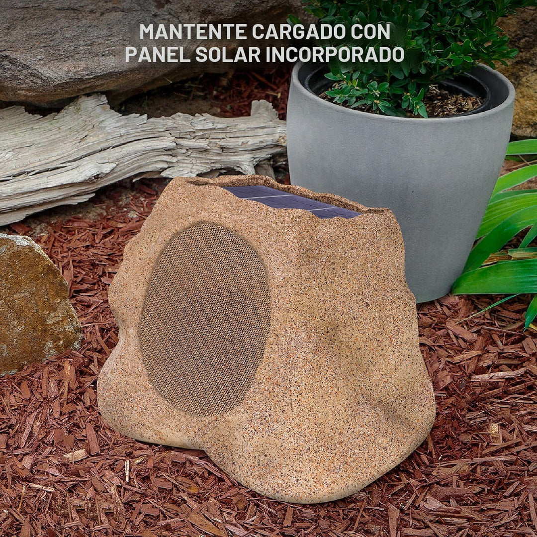 Victrola Rock Speaker Connect, arena, inalámbrico para exteriores c...