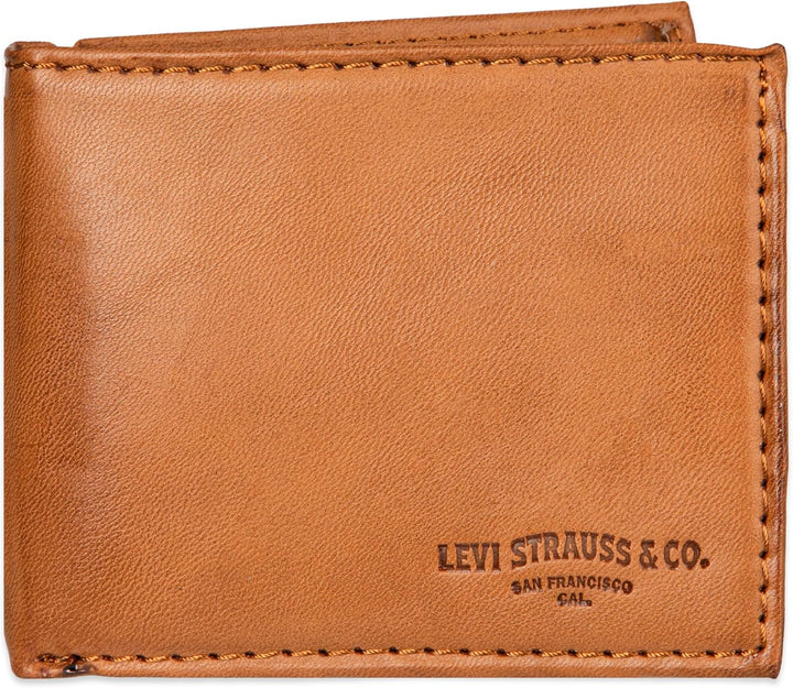 Levi's Cartera delgada para hombre con capacidad extra y bloque...