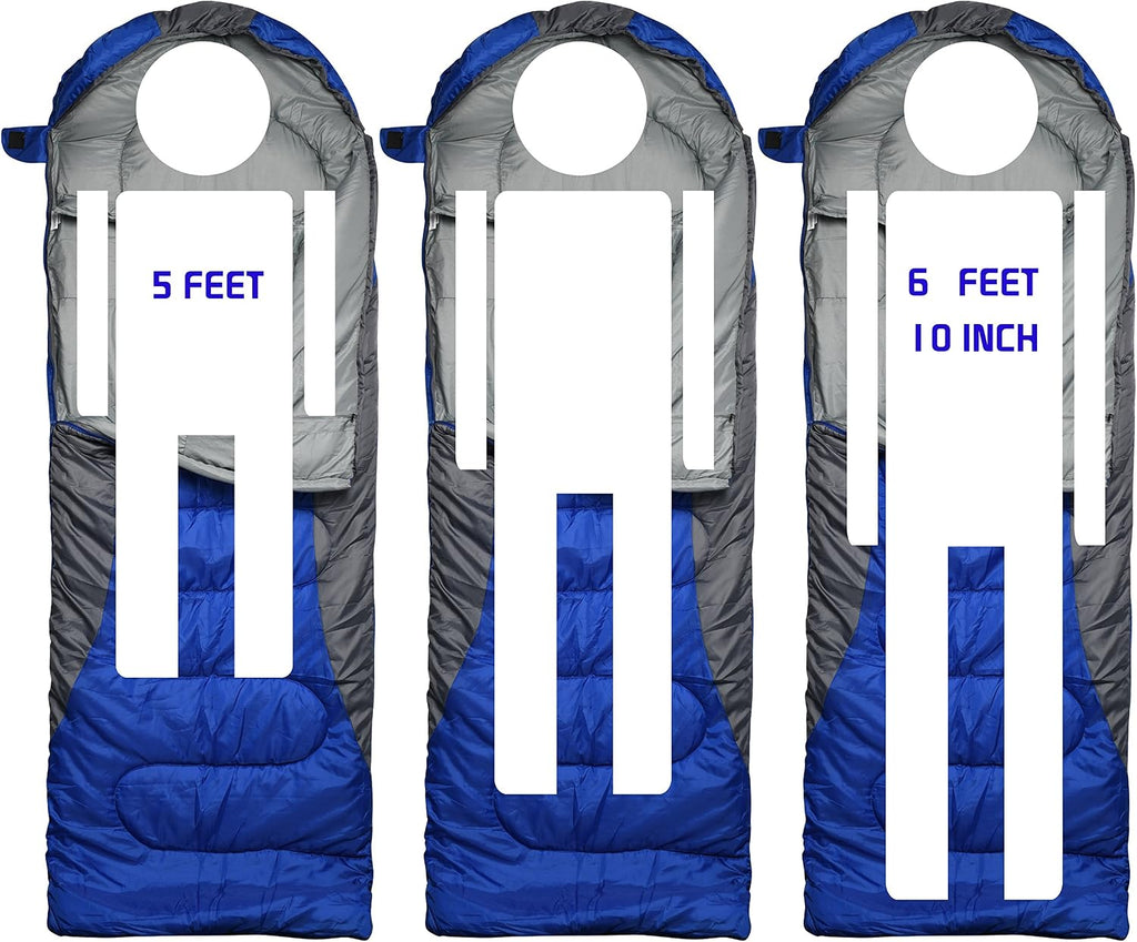 Sacos de dormir de invierno de 0 grados para adultos, camping en